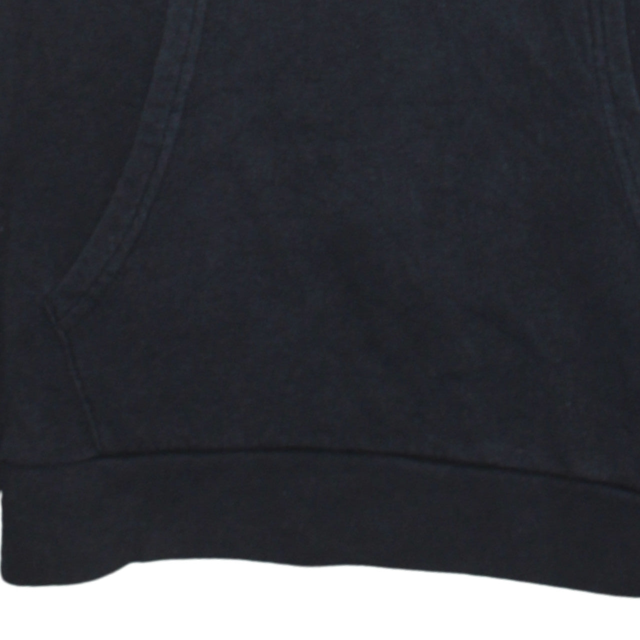 Champion Black 2XL Teens Hoodie Pullover Cotton Blend Logo Sleeve Print