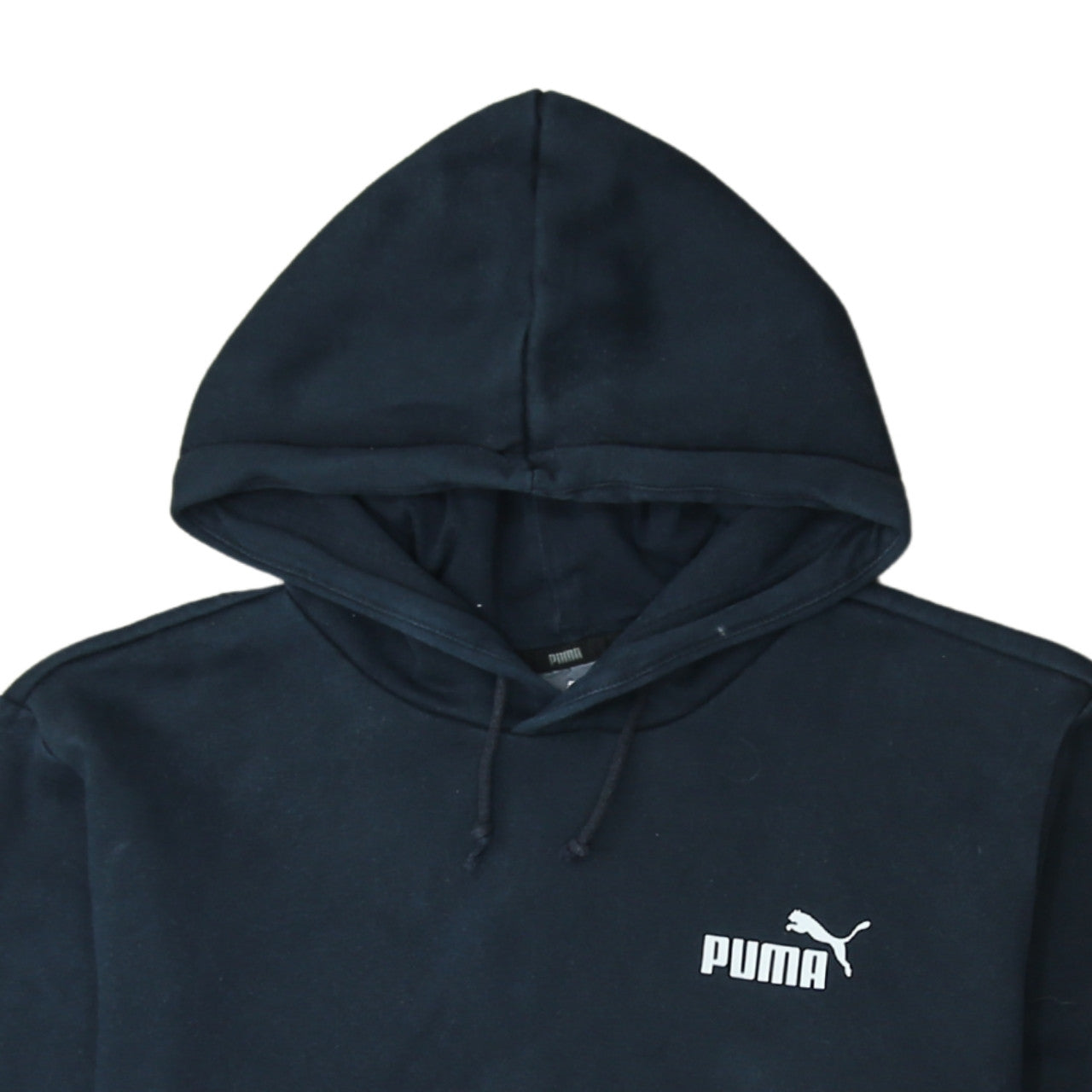 Puma Men's Black Pullover Hoodie Size M Regular Fit Fleece