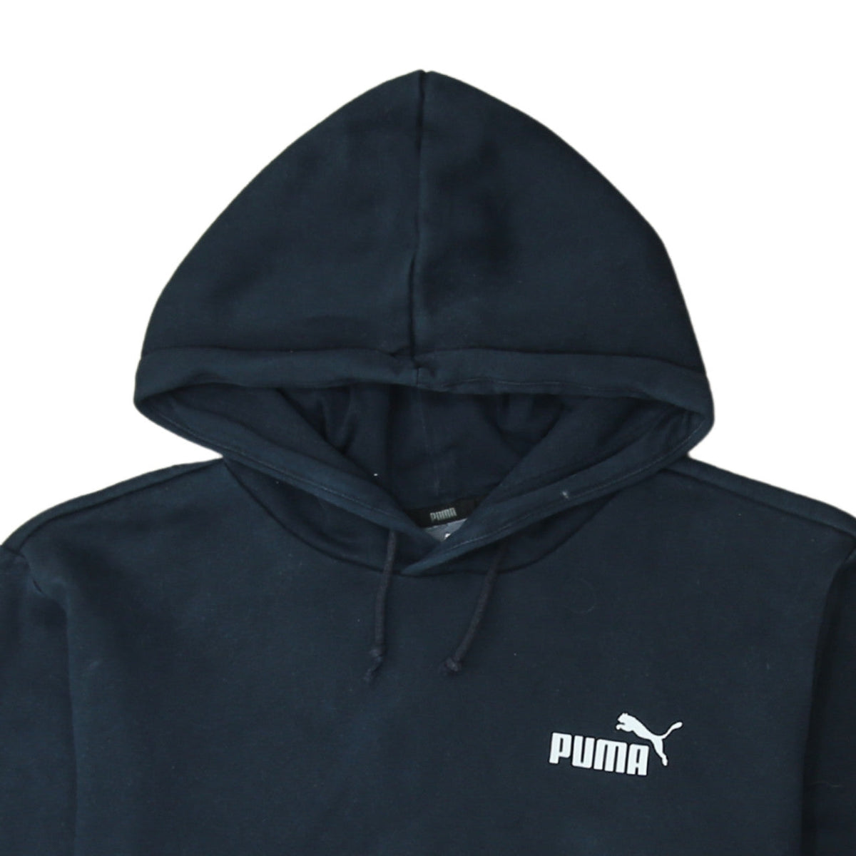 Puma Men's Black Pullover Hoodie Size M Regular Fit Fleece