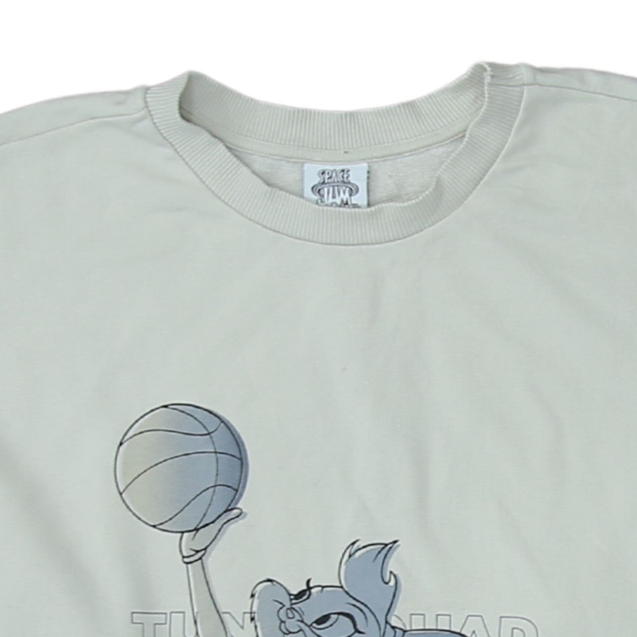 Space Jam A New Legacy Women's Beige Sweatshirt Size 8-10 Crew Neck