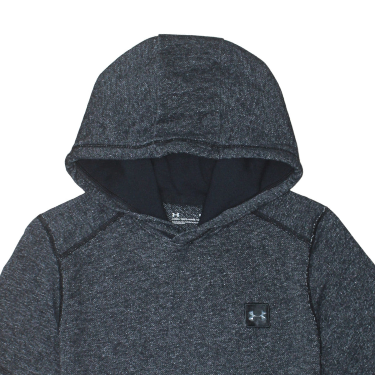 Under Armour Men's Grey Short Sleeve Hooded Athletic T-Shirt Size S