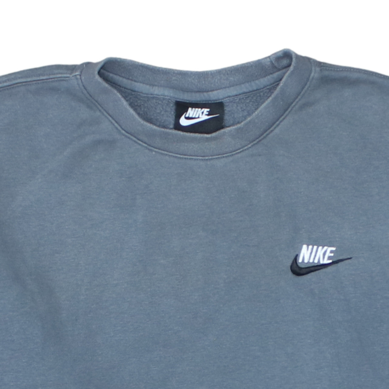 Nike Men's Blue Crew Neck Pullover Sweatshirt Size S