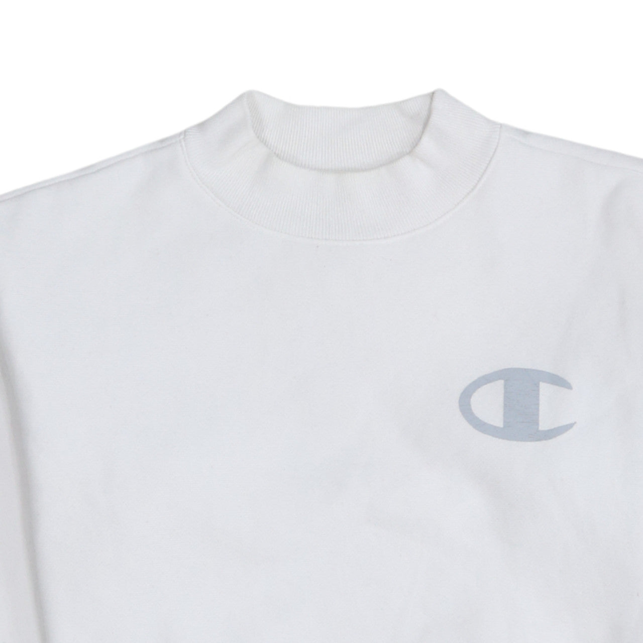 Champion Womens White XS Pullover Sweatshirt with Logo Print