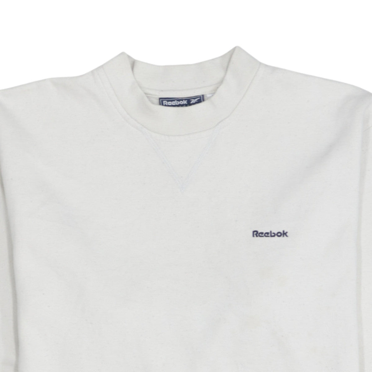 Reebok Essentials Women's White Size 12 Crew Neck Sweatshirt