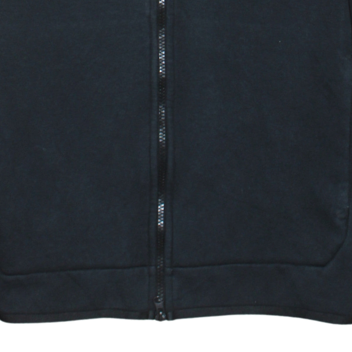 Nike Men's Black Full Zip Fleece Hoodie Small Tall