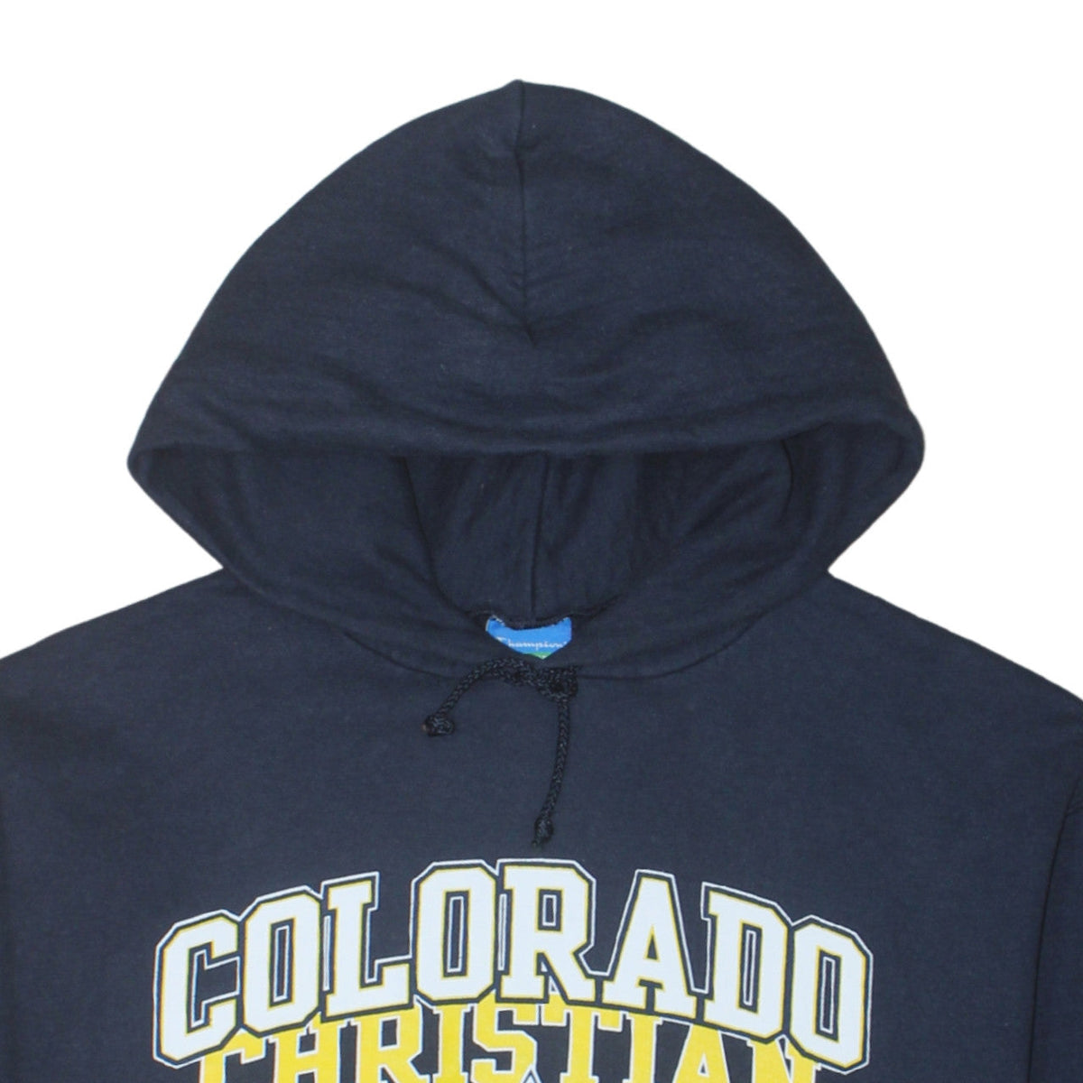 Champion Men's Blue Colorado Christian Pullover Hoodie Size L