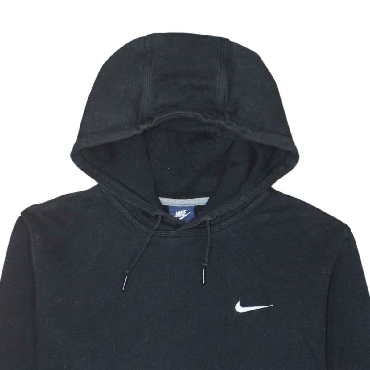 Nike Men's Black Pullover Hoodie L Regular Fit Fleece Sportswear