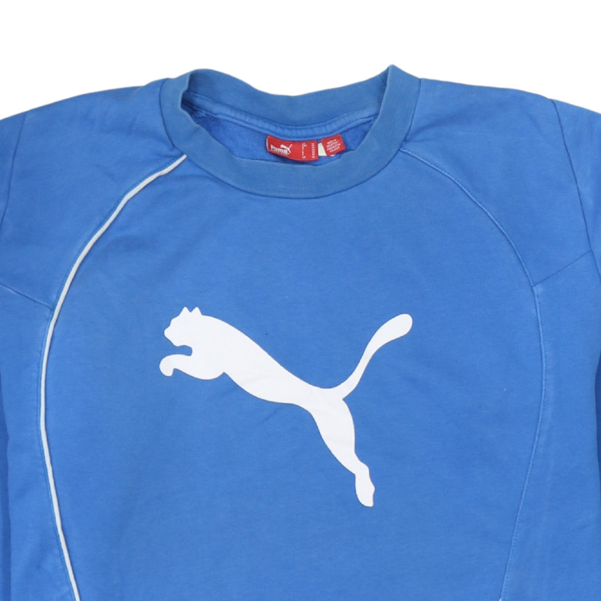 Puma Men Blue XL Pullover Sweatshirt Scuderia Ferrari Graphic Sports
