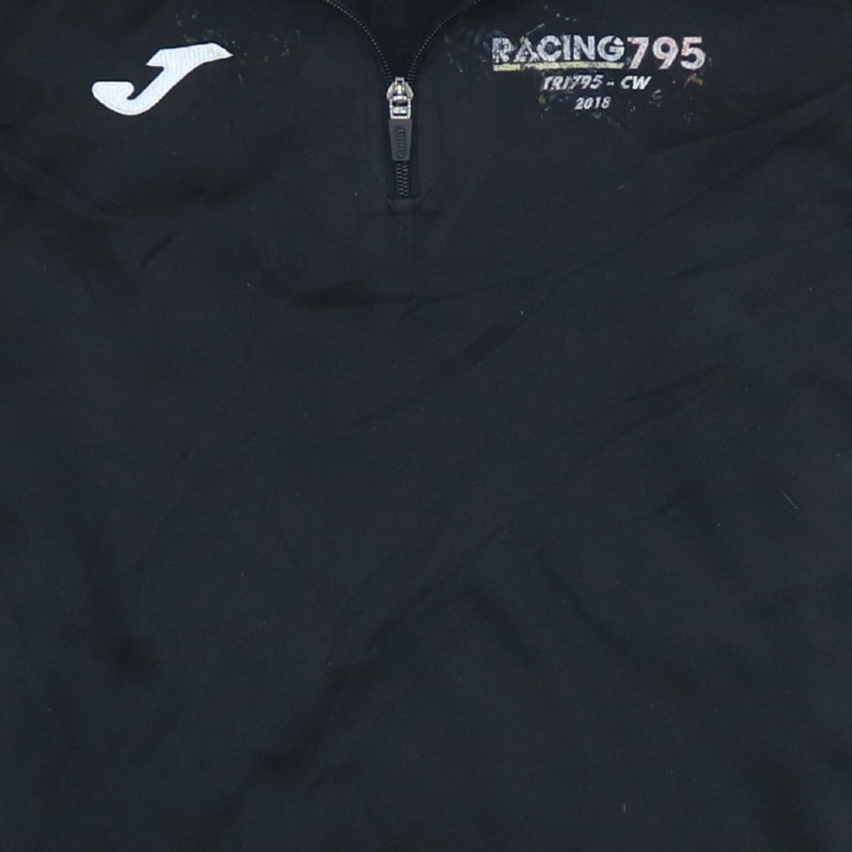 Joma Boys Black 1/4 Zip Pullover Sweatshirt Racing795 Medium