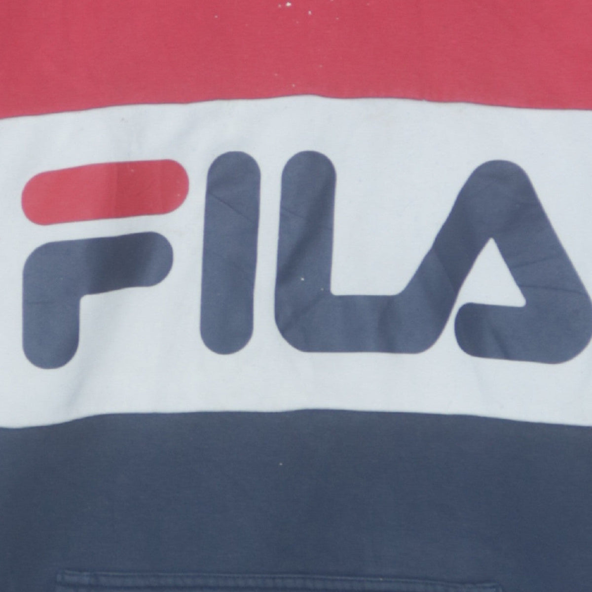 Fila Men's Multicoloured XS Pullover Hoodie with Logo and Pockets