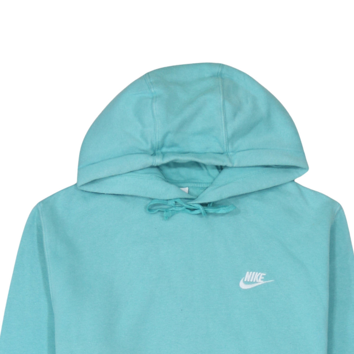 Nike Women’s Blue Pullover Hoodie M Cotton Blend Casual Style