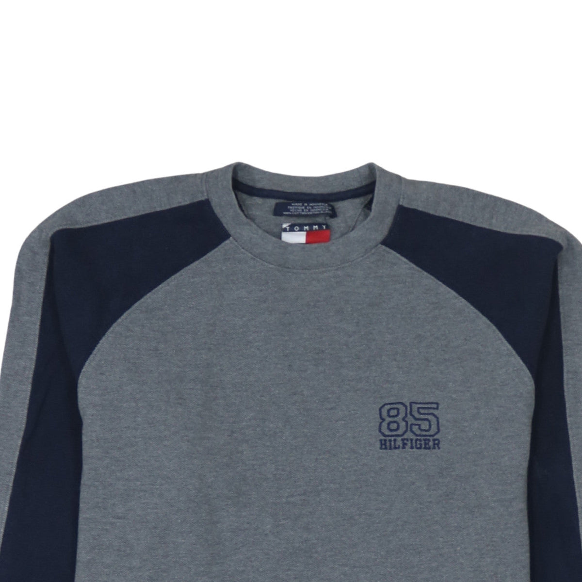 Tommy Hilfiger Men's Grey Crew Neck Pullover Sweatshirt Size S