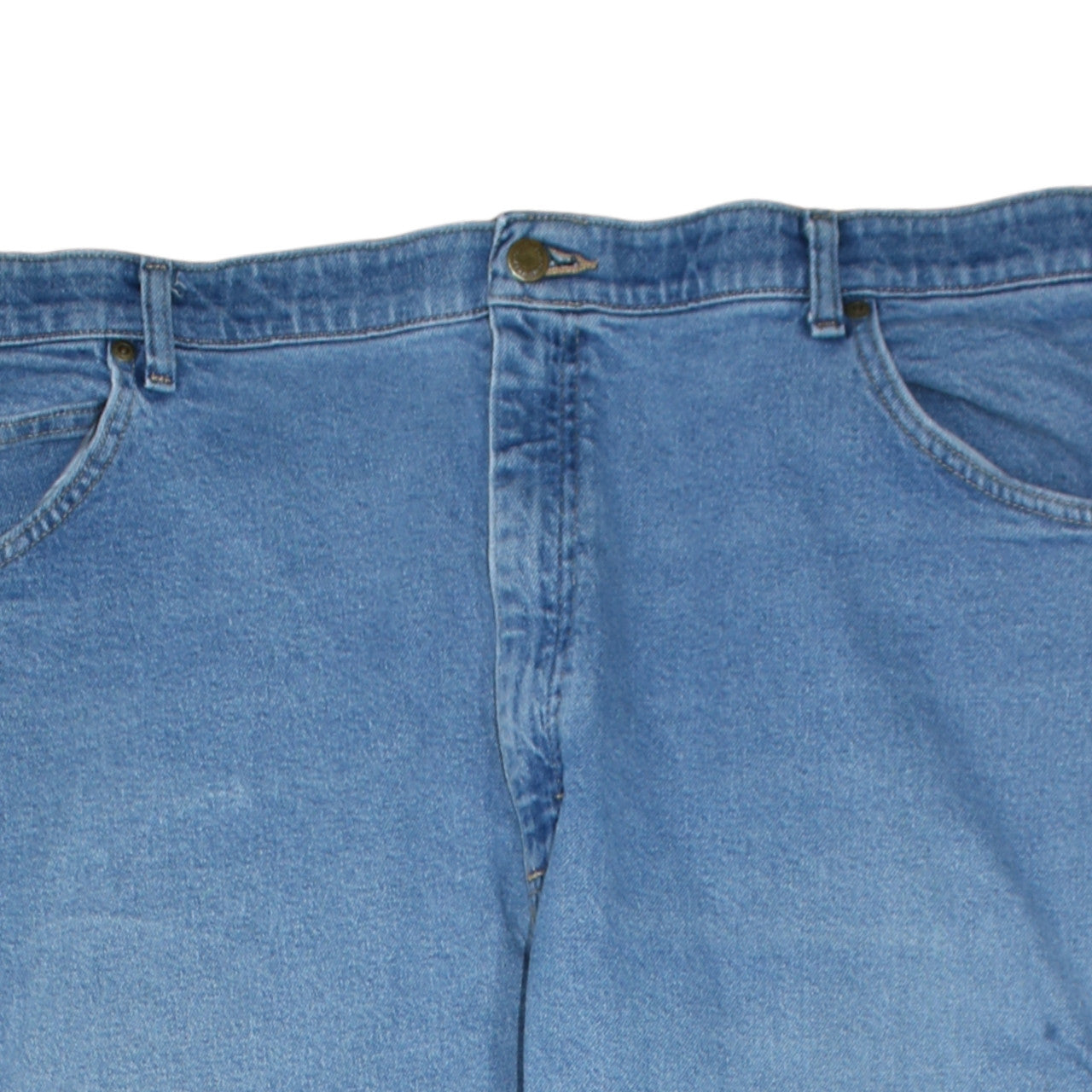 Wrangler Men's Blue Regular Fit Straight Jeans 42x32 Denim