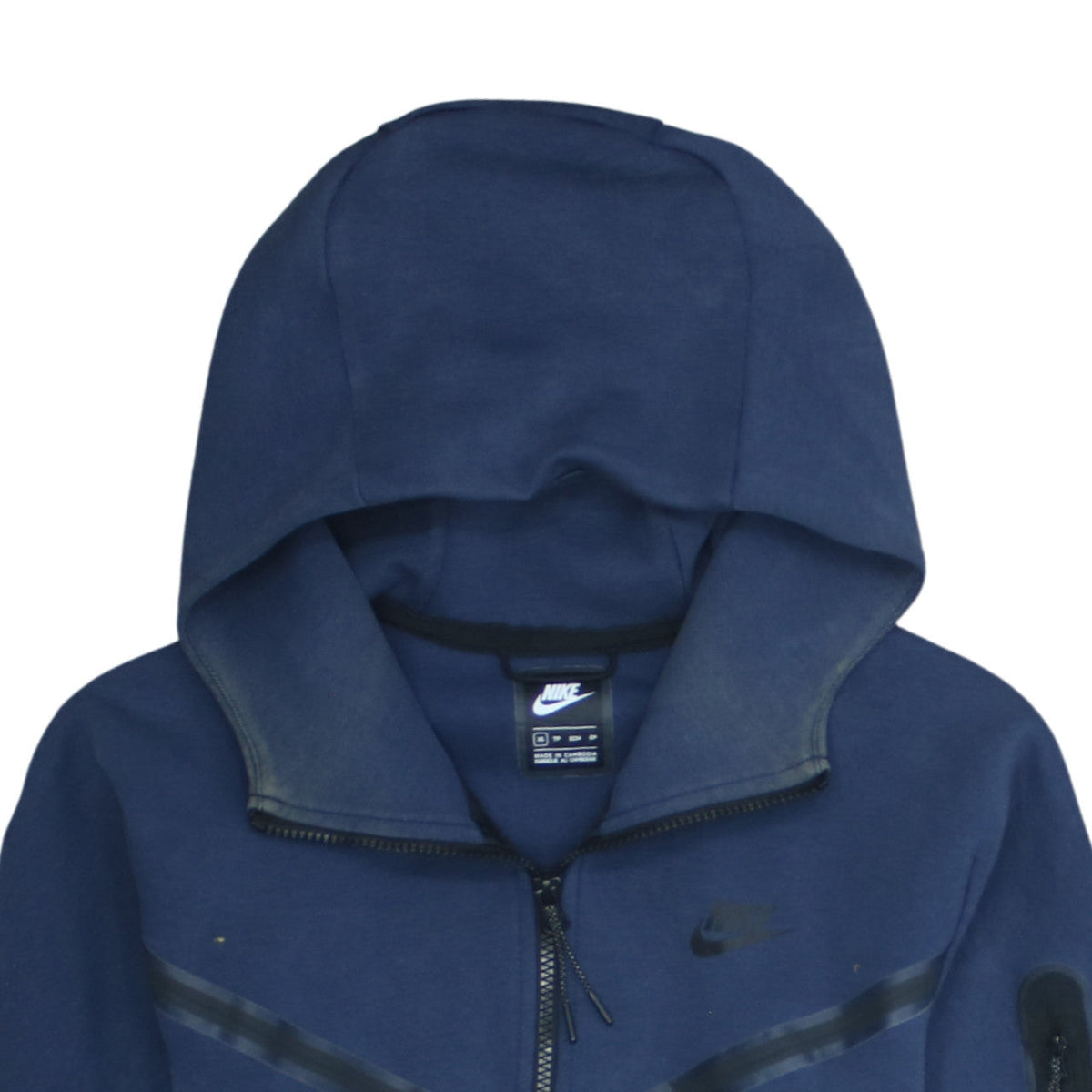 Nike Men's Blue Full Zip Hoodie XS Regular Fit Sportswear