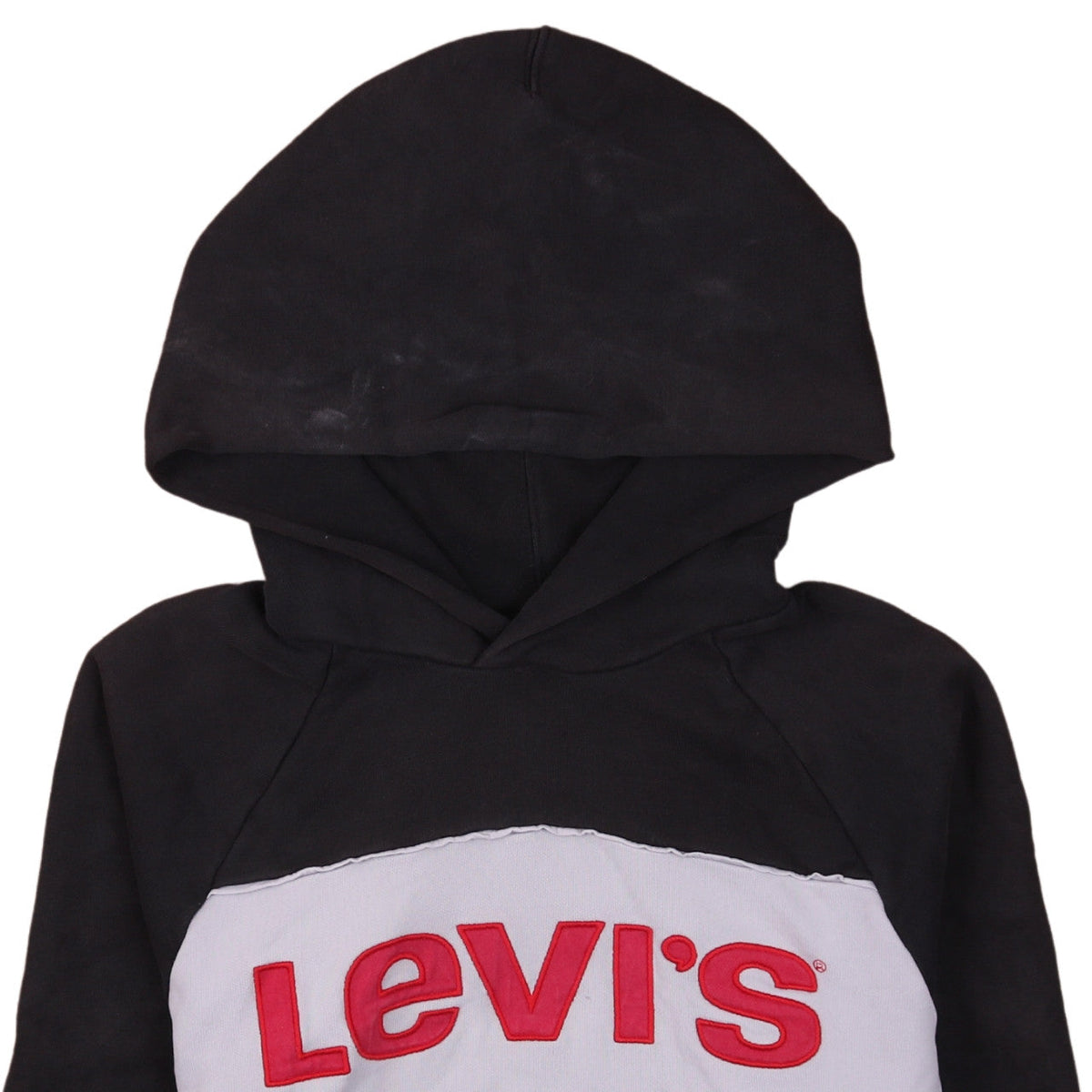 Levi's Womens Black Small Pullover Hoodie with Logo