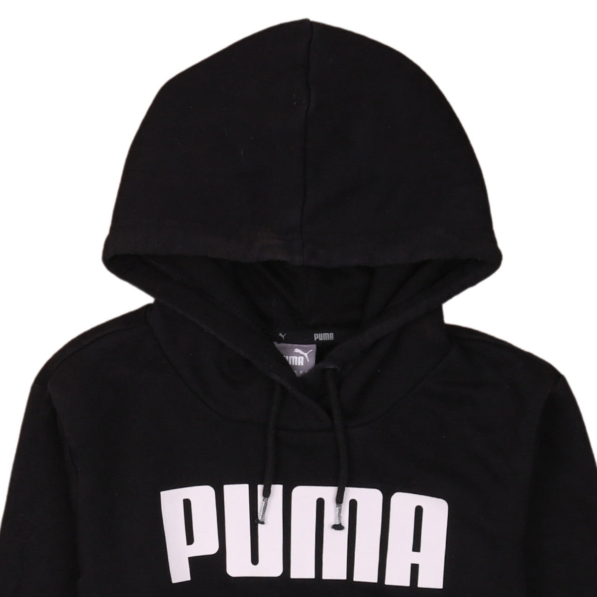Puma Womens Black Size 10 Pullover Hoodie Sweatshirt