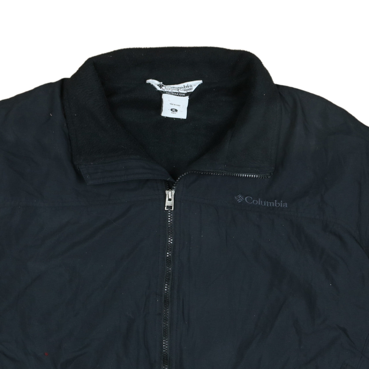 Columbia Men's Black XL Full Zip Lightweight Bomber Jacket