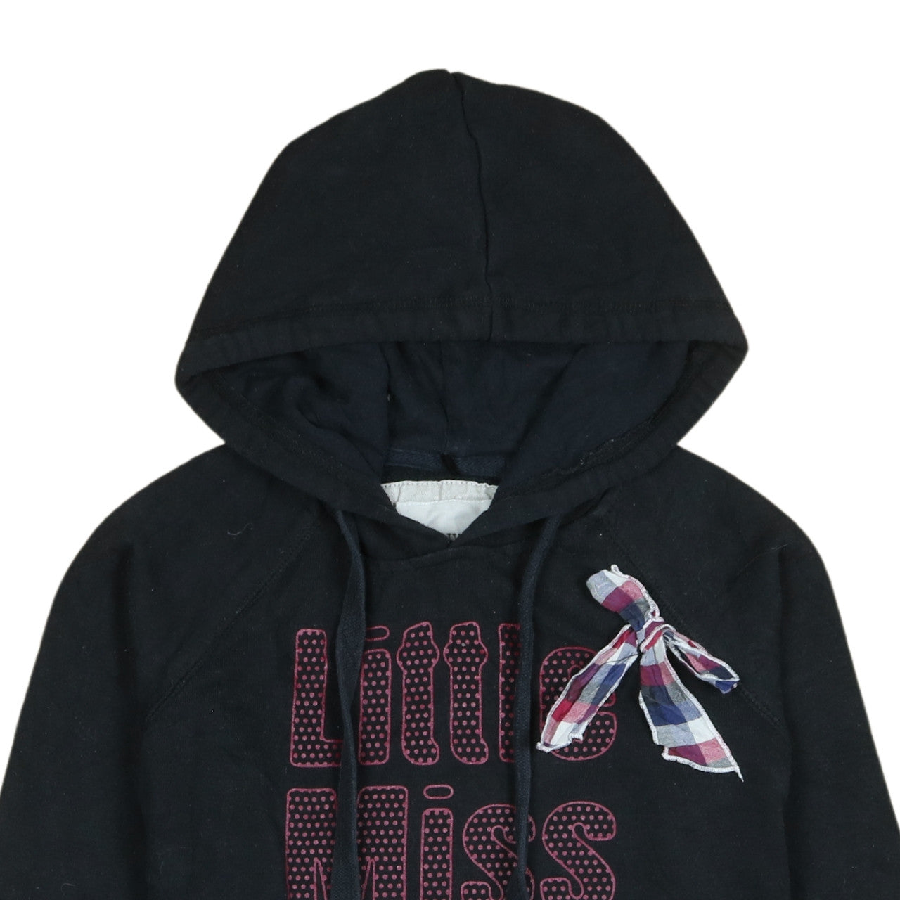 Jennyfer Women's Black Pullover Hoodie Little Miss Glam Small