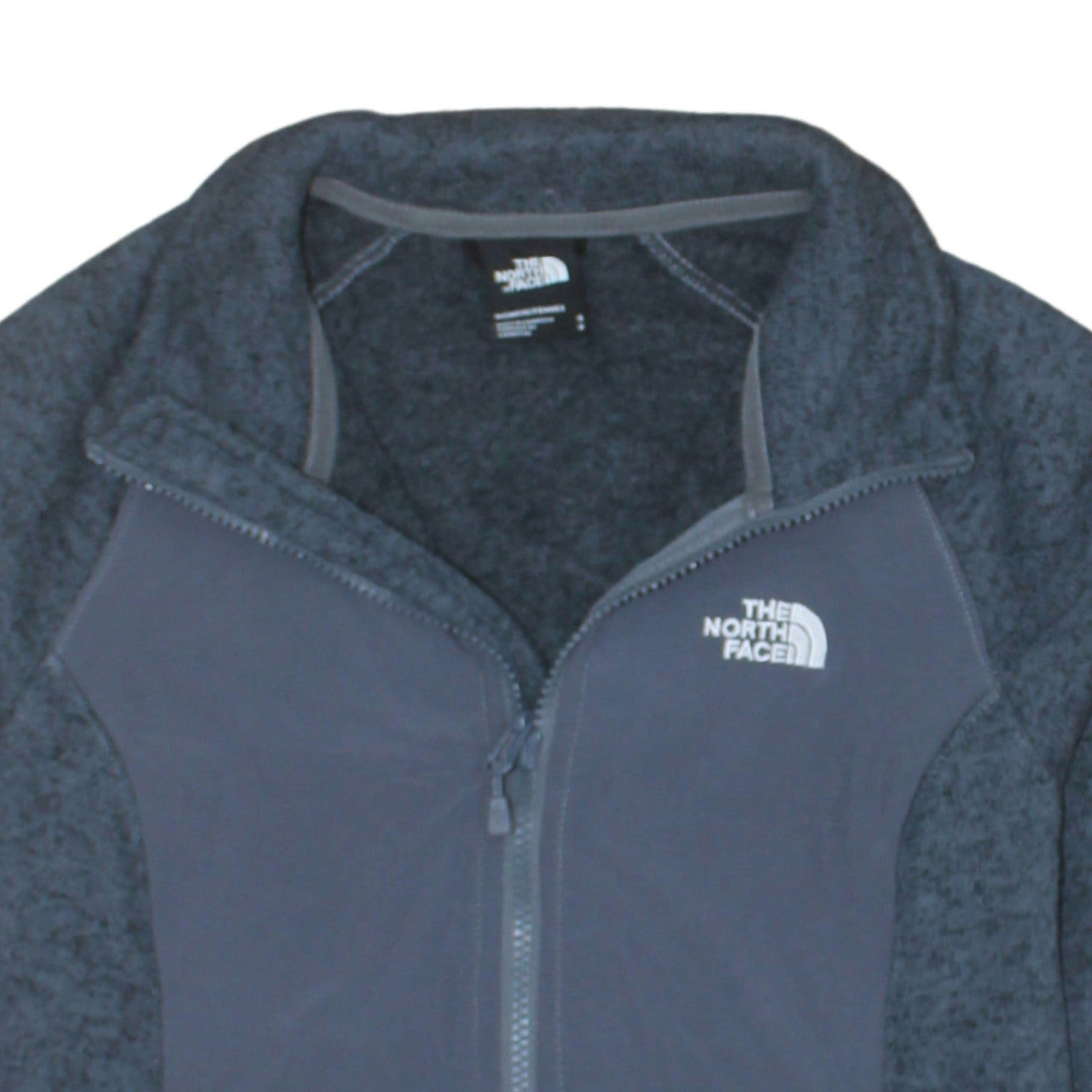 The North Face Women's Grey S Fleece Full Zip Activewear Jacket