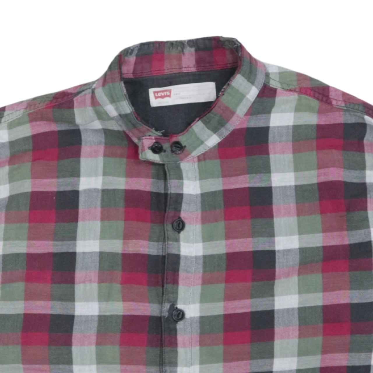Levi's Men's Multicoloured Slim Fit Check Flannel Button-Up Shirt L