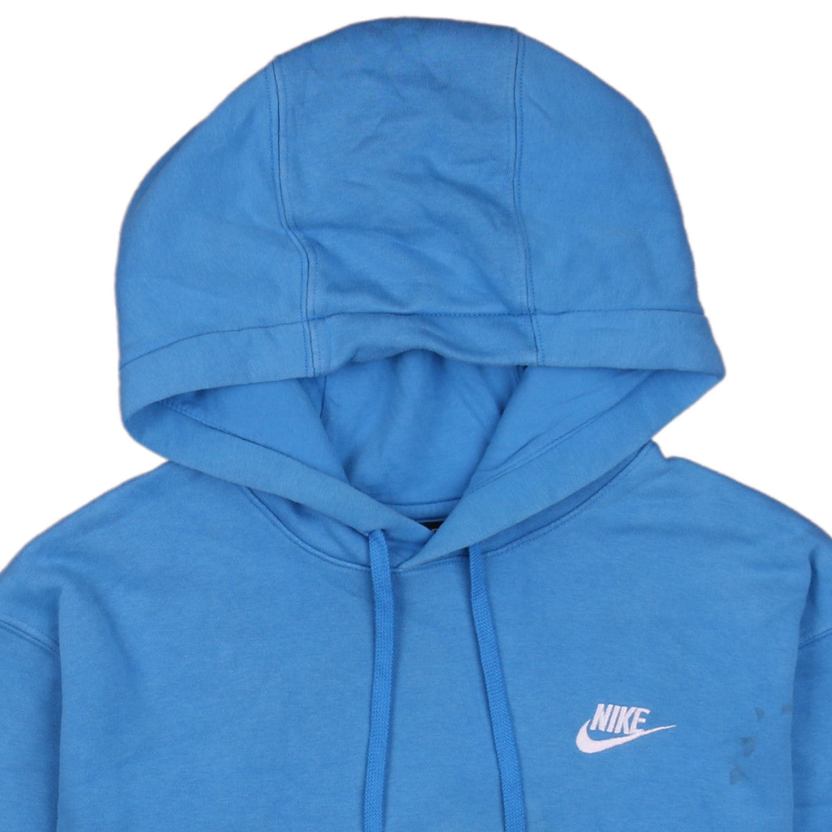 Nike Men's Blue Pullover Hoodie M Regular Fit Fleece Sweatshirt