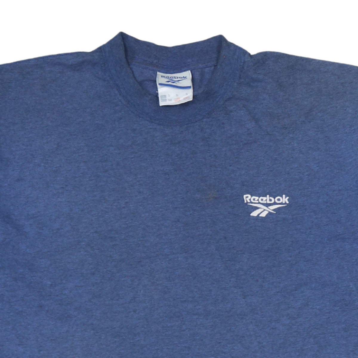 Reebok Men's Blue Crew Neck Short Sleeve Classic T-Shirt Size S