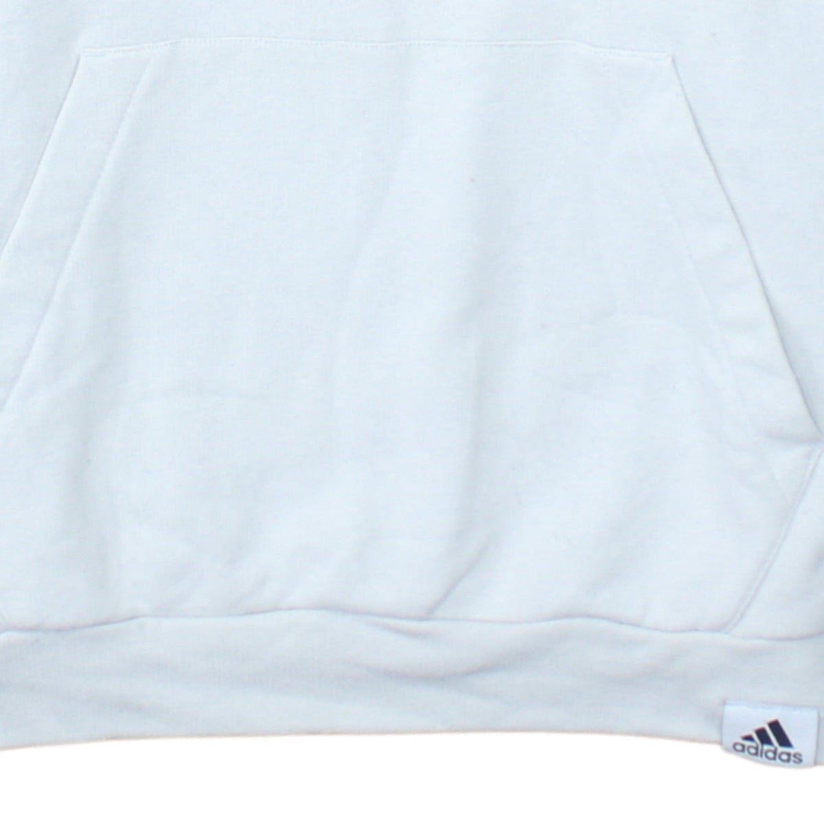 adidas Men's White Pullover Hoodie Small Sports Cotton Blend
