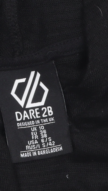 Dare 2b Womens Black Size 10 Pullover Hoodie Lightweight Stretch