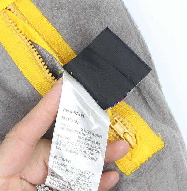 Reebok Mens Yellow Grey Reversible Packers Bodywarmer M Polyester