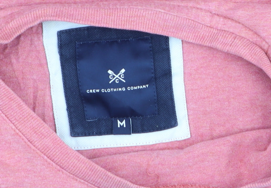 Crew Clothing Men's Pink Cotton Short Sleeve T-Shirt M
