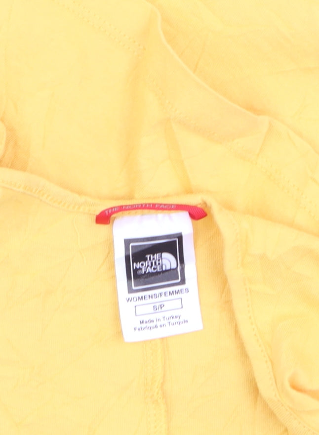 The North Face Womens Yellow Cotton Tank Top Size S