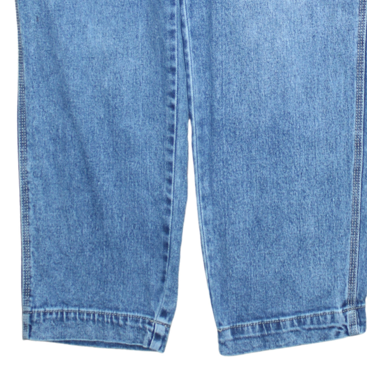 No Boundaries Girls Blue High Rise Relaxed Straight Denim Jeans Size 16 Years