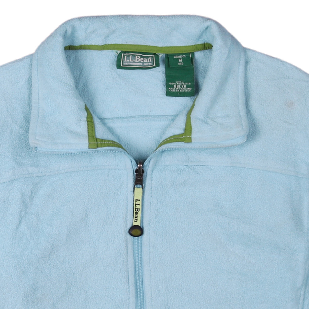 L.L.Bean Women's Blue Fleece Full Zip Jacket Size M Regular
