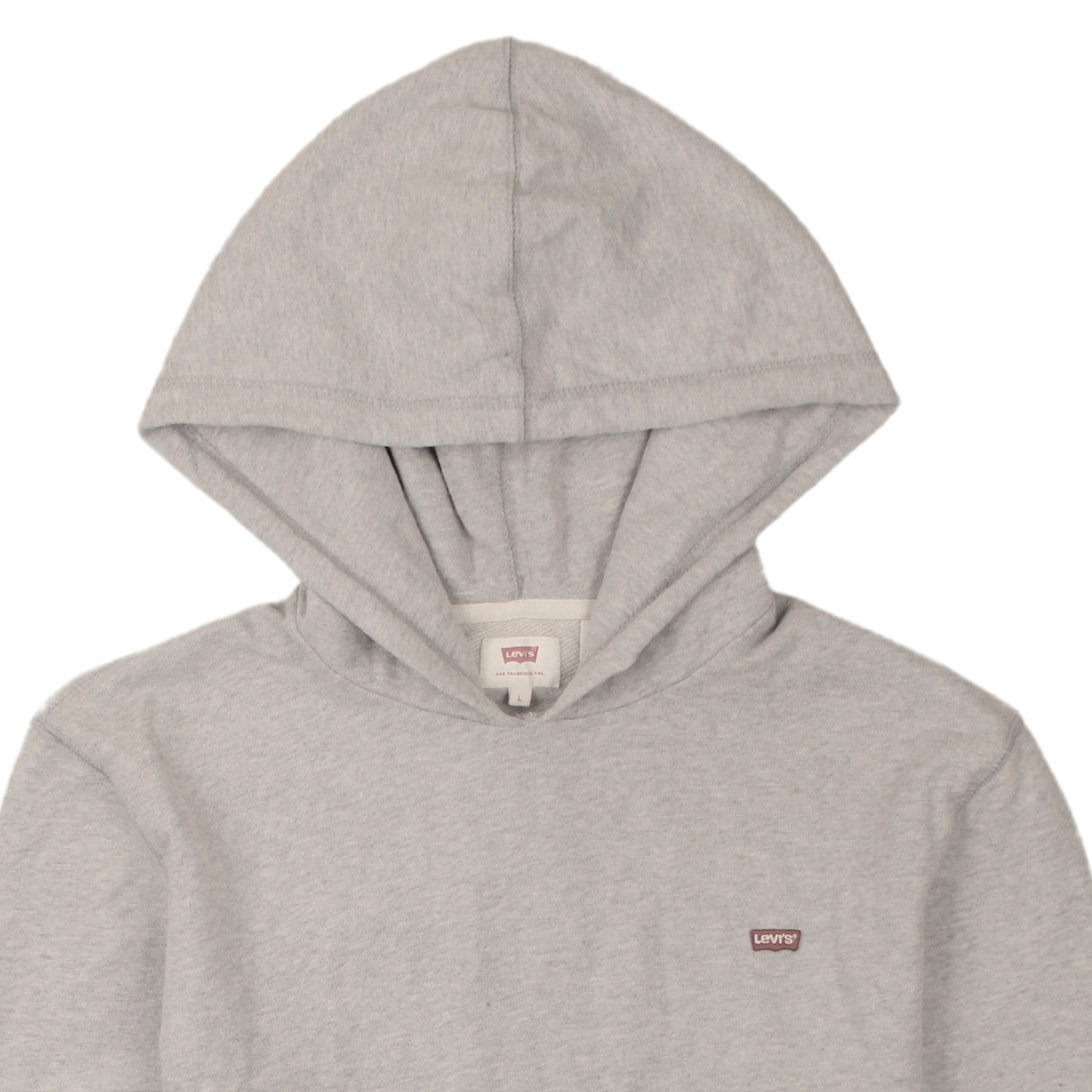 Levi's Men's Grey Pullover Hoodie L Regular Fit