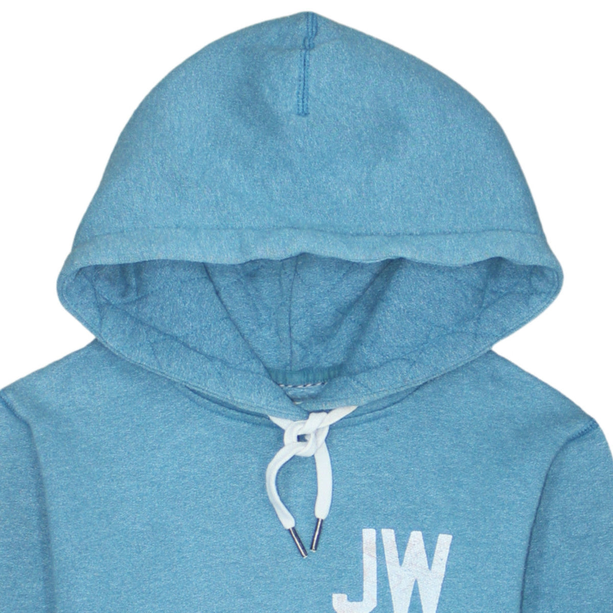 Jack Wills Women's Blue Pullover Hoodie UK 8 JW Logo Casual Sweatshirt