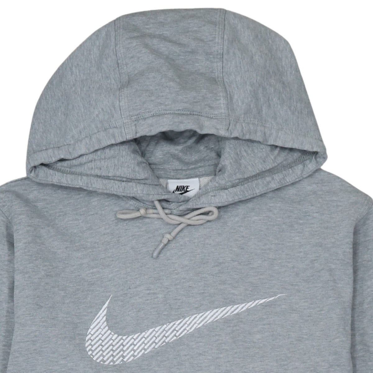 Nike Men's Grey Pullover Hoodie M Regular Fit Sportswear