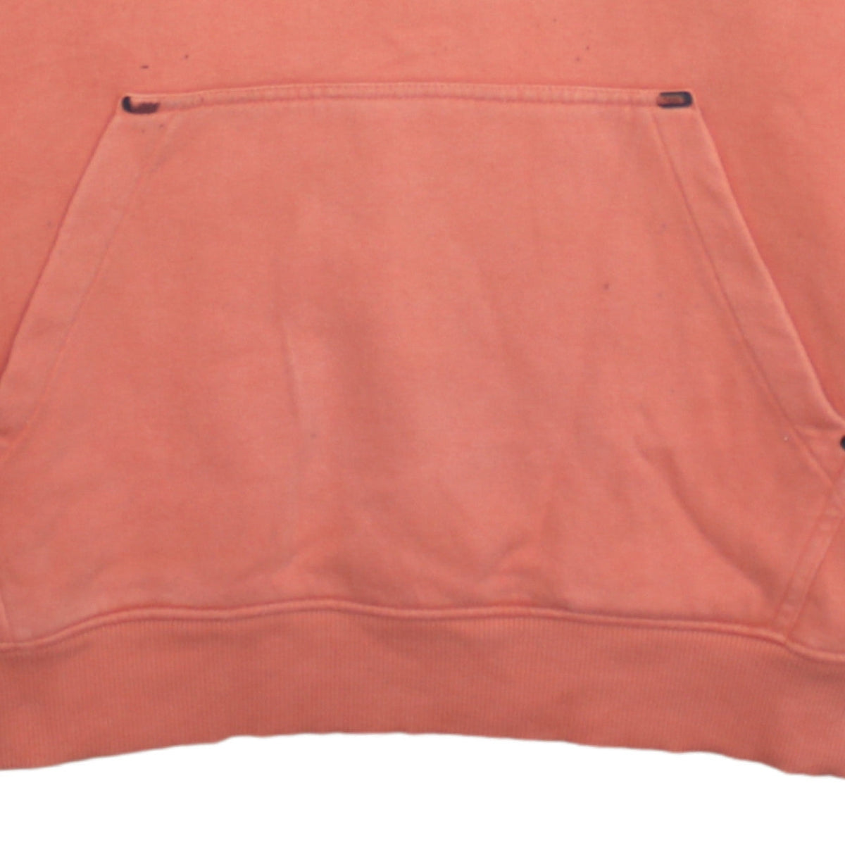 Ellesse Womens Orange Hooded Pullover Hoodie UK 12 Cotton Blend