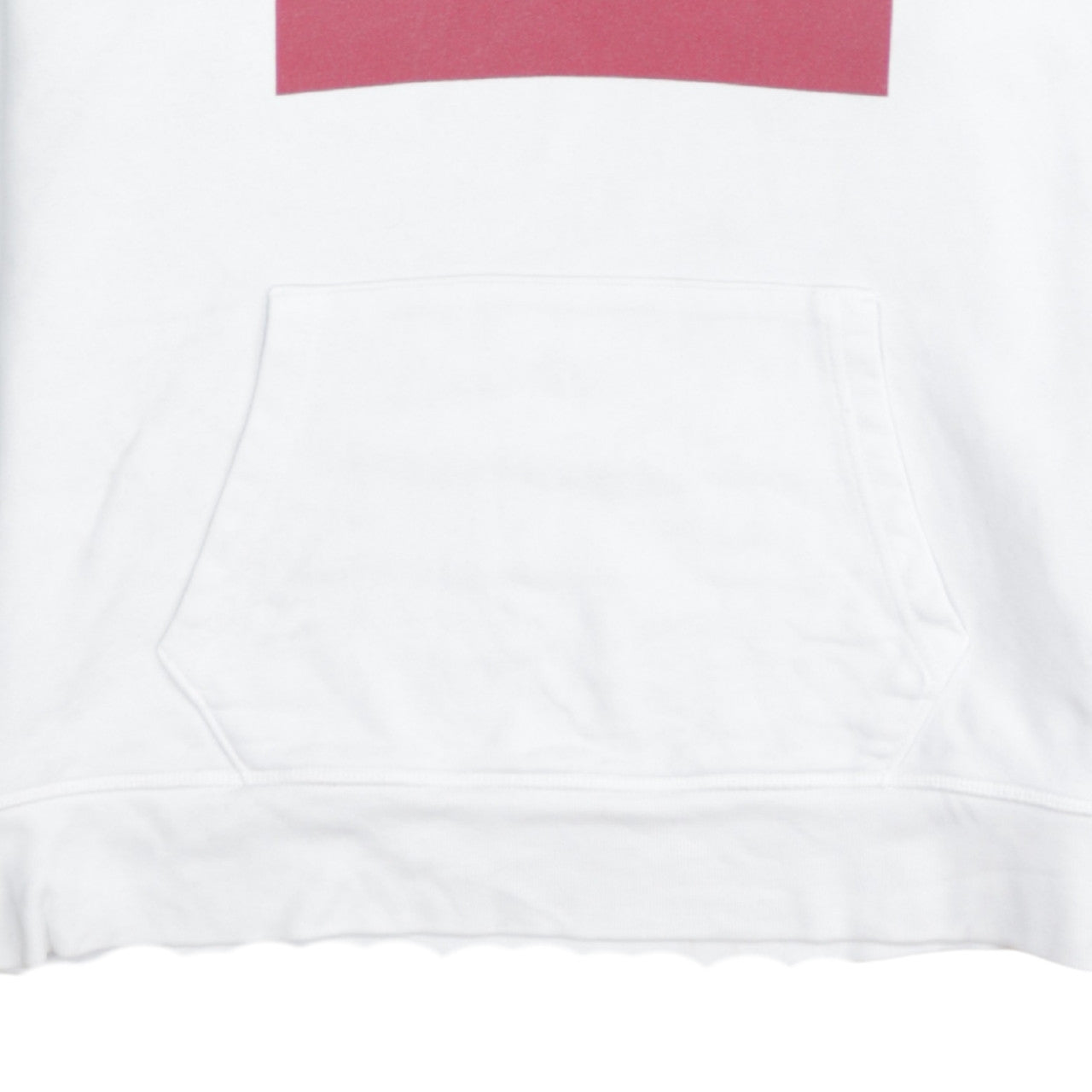 Levi's Women White Small Pullover Hoodie with Logo Print