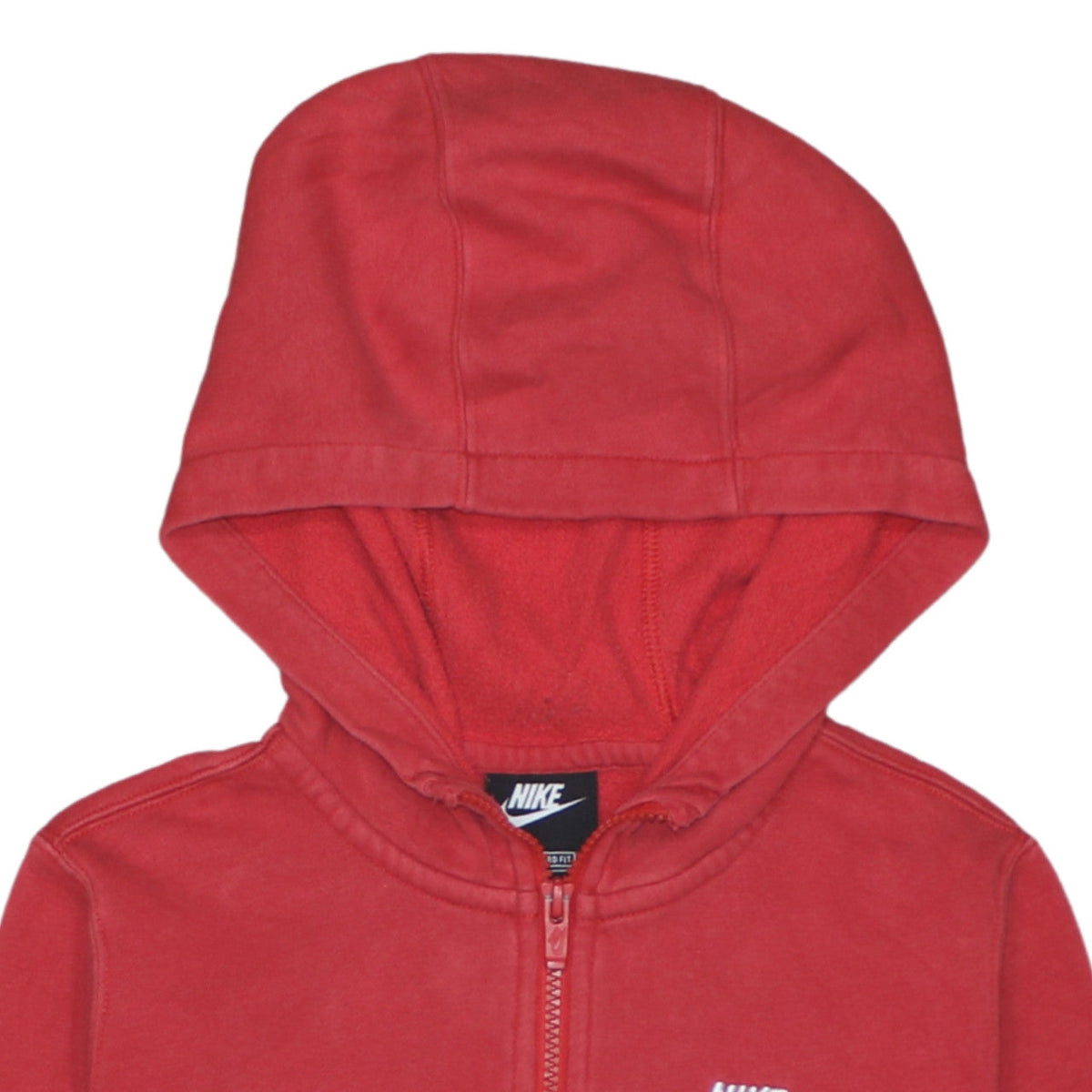 Nike Boys Red Colourblock 1/2 Zip Hoodie Size L 147-158cm