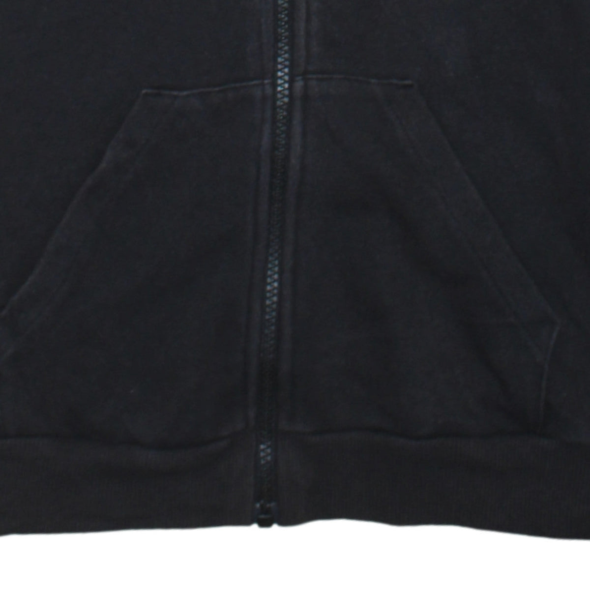 Adidas Women's Black Full Zip Hoodie Size S 8-10 Classic 3-Stripes