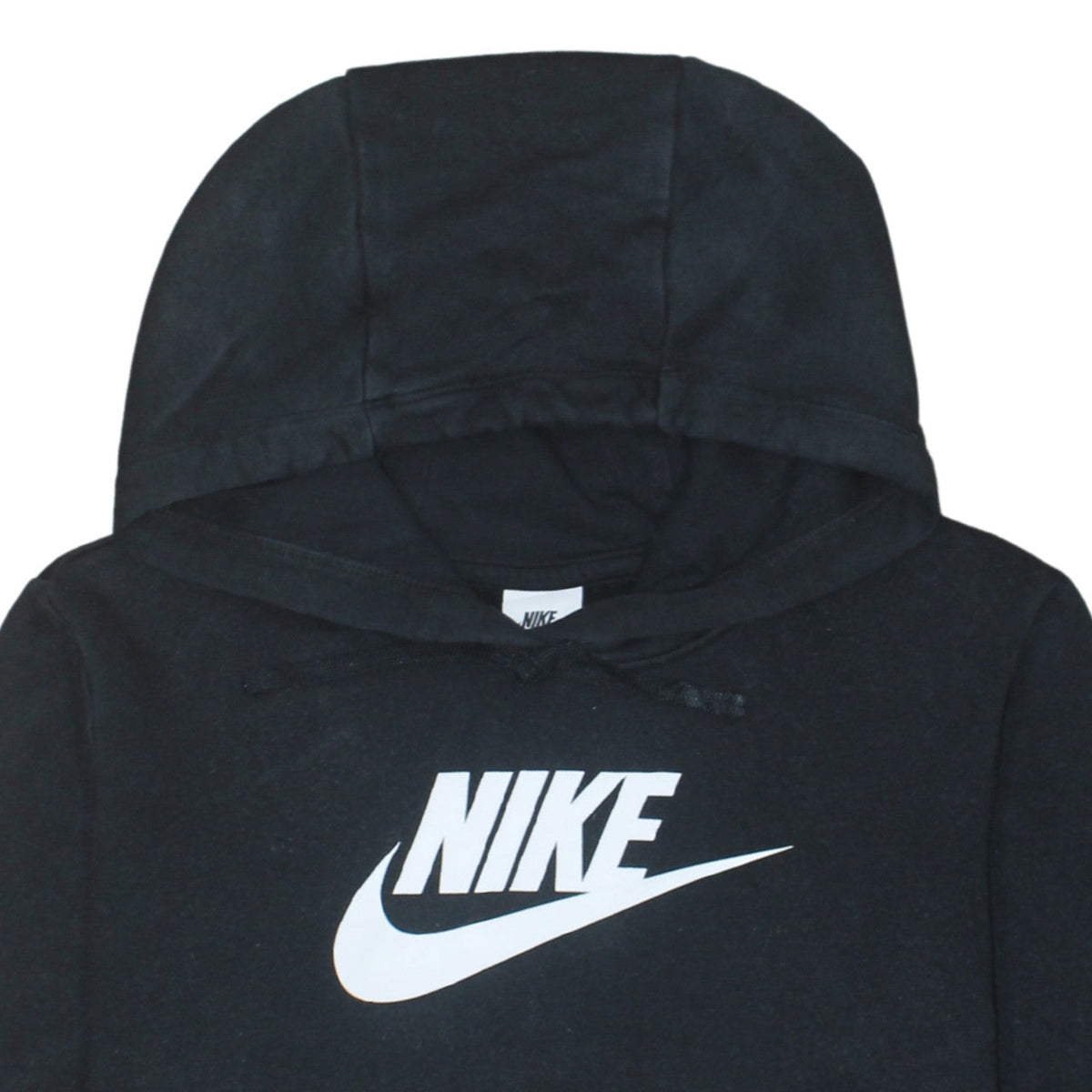 Nike Men's Black Pullover Hoodie Small Graphic Fleece Sweatshirt