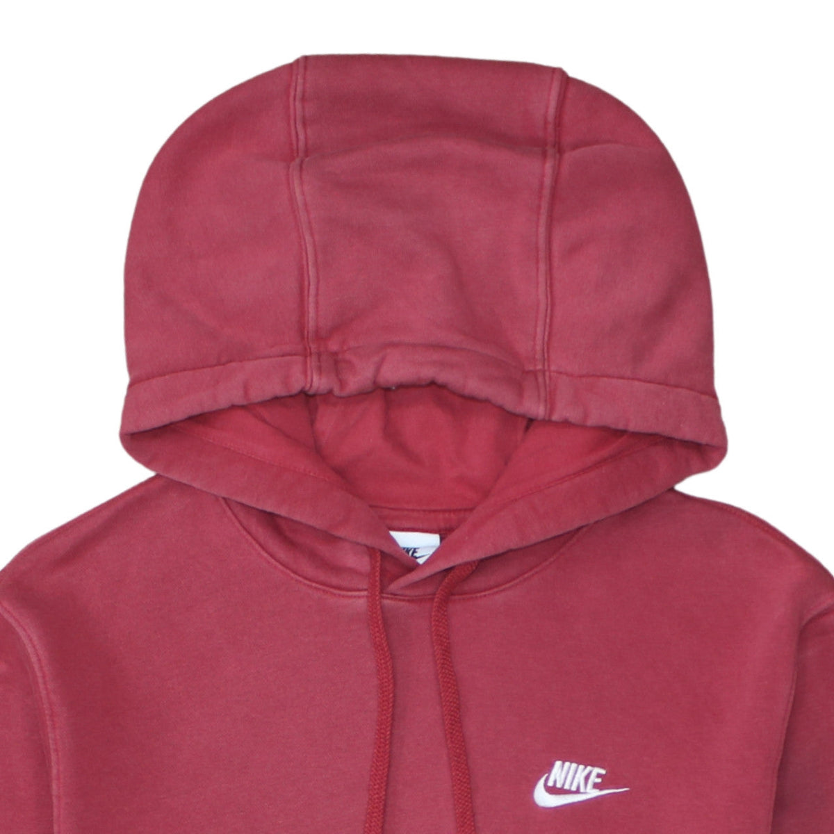 Nike Men's Red XS Pullover Hoodie Fleece Sweatshirt