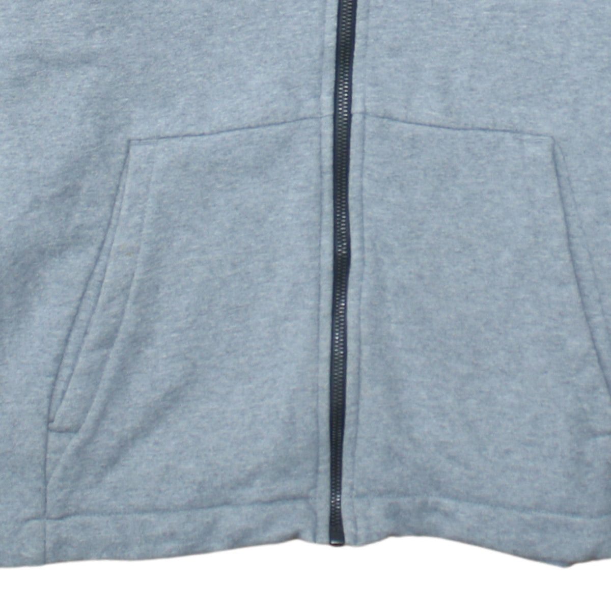 Nike Men's Grey Full Zip Hoodie L Regular Fit Sportswear