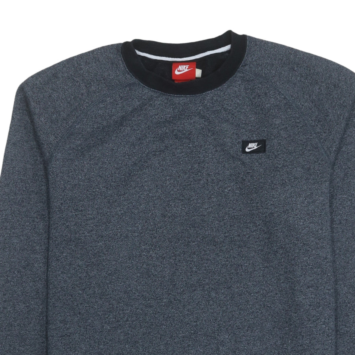Nike Men's Grey Crew Neck Sweatshirt M Regular Fit Pullover