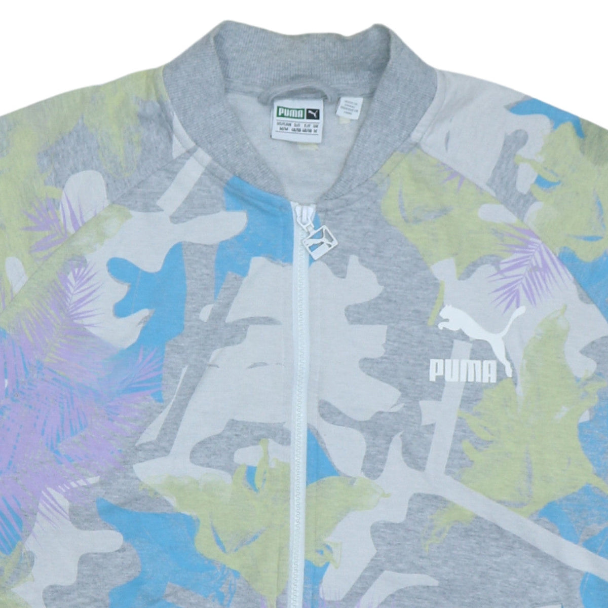 Puma Men's Multicoloured Full Zip Sweatshirt M Regular Fit