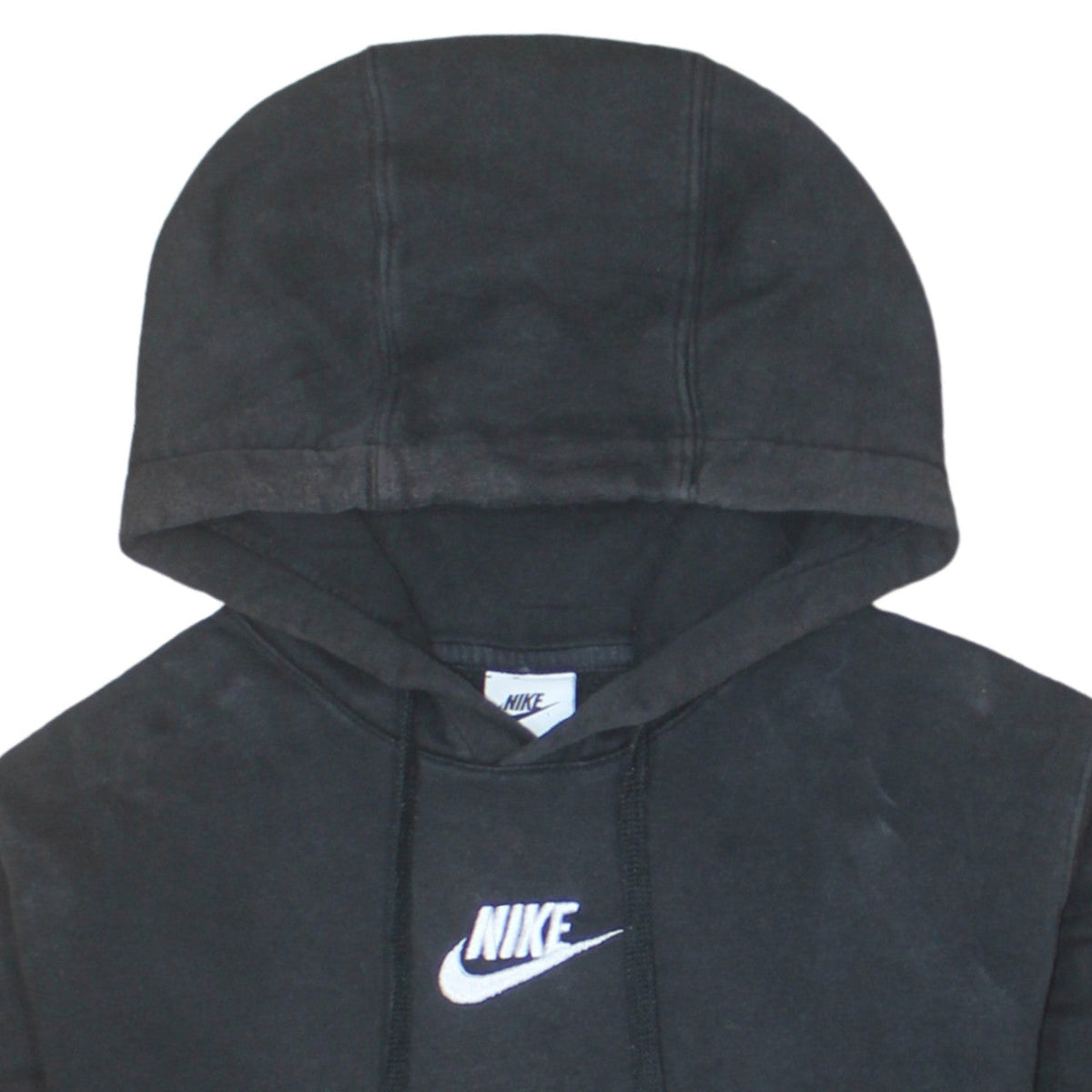 Nike Men's Black XS Pullover Hoodie Sports Logo Fleece Sweatshirt