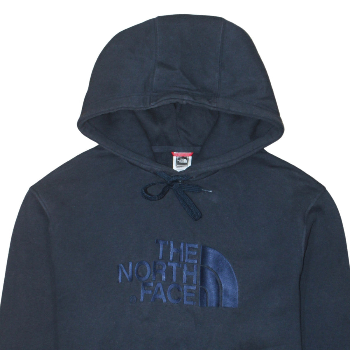 The North Face Men's Blue Pullover Hoodie Size L Embroidered Logo