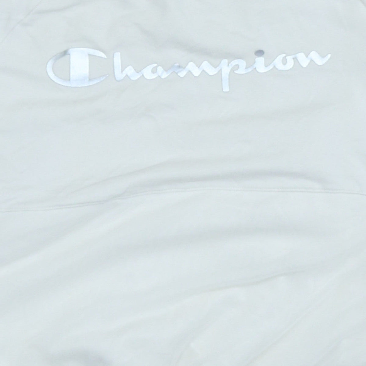 Champion Womens Ivory XS Pullover Sweatshirt with Logo Embroidery