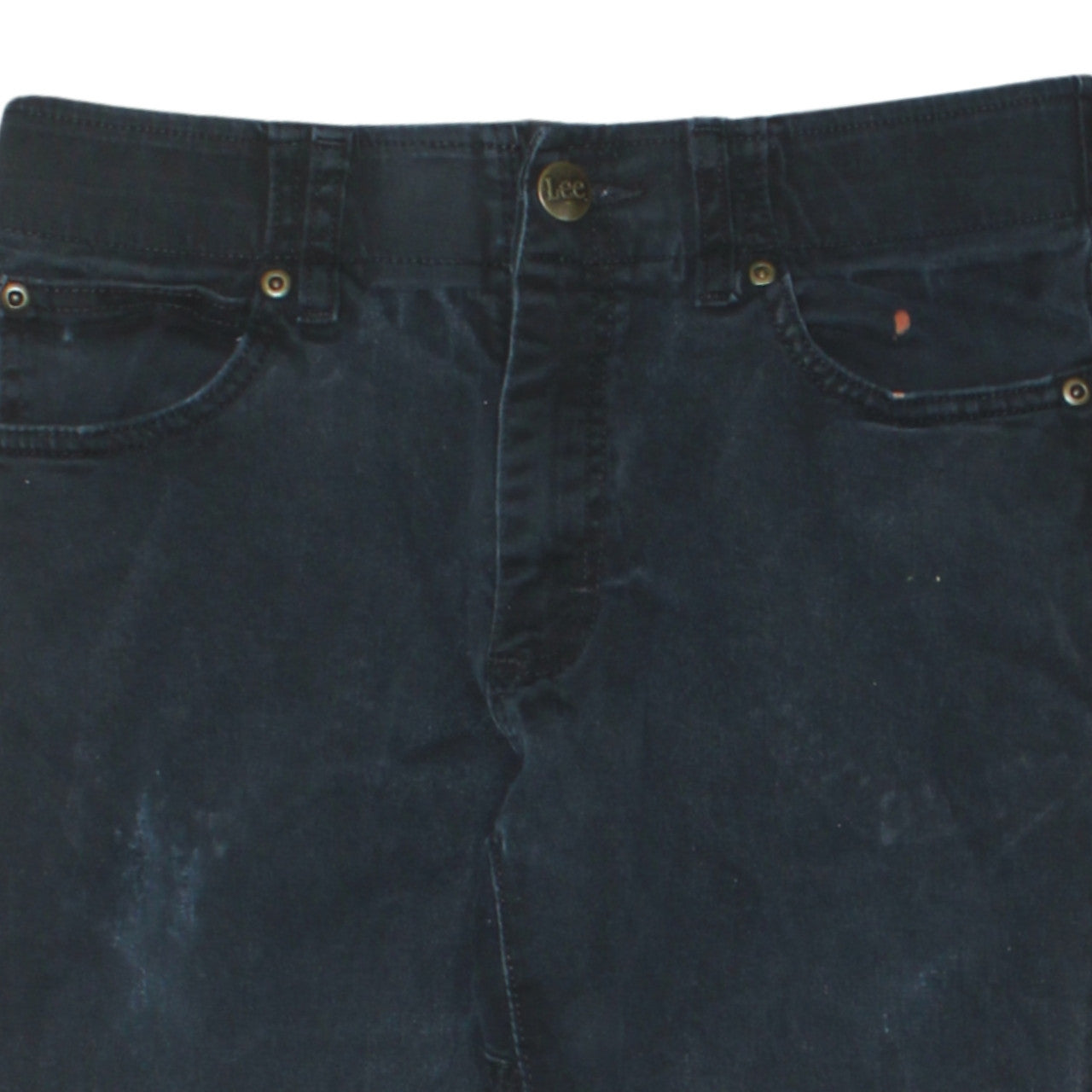 Lee Men's Black Slim Straight Jeans 29W x 30L Stretch Denim