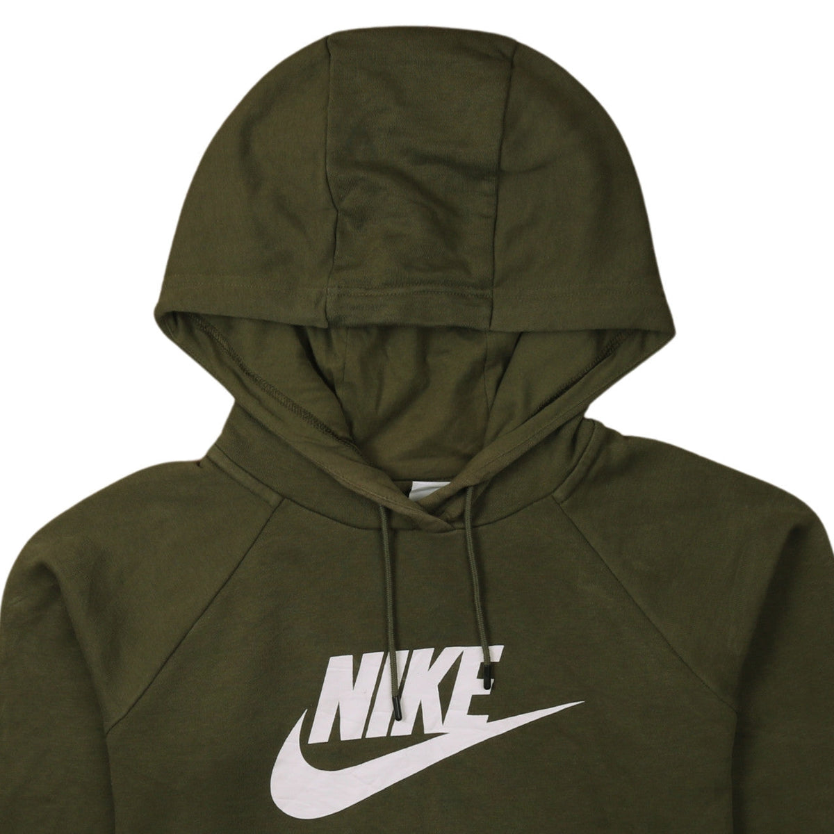 Nike Men's Green Pullover Hoodie Medium Graphic Logo Sportswear